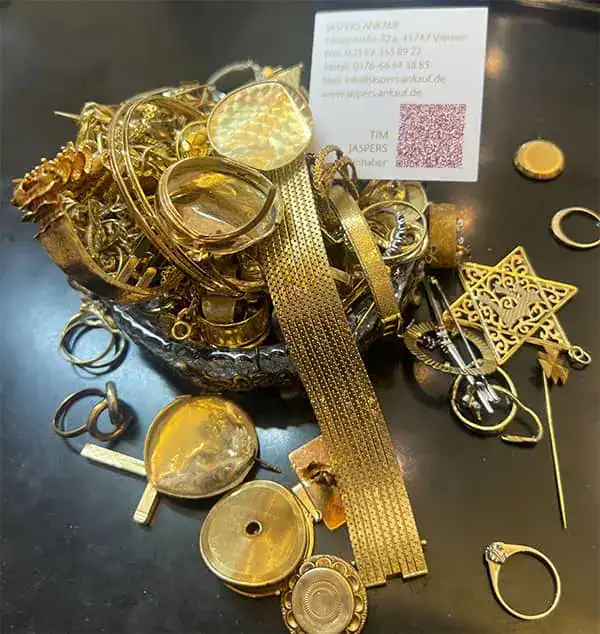Schmuck verkaufen in Geilenkirchen im Kreis Heinsberg bei JASPERS-Ankauf.